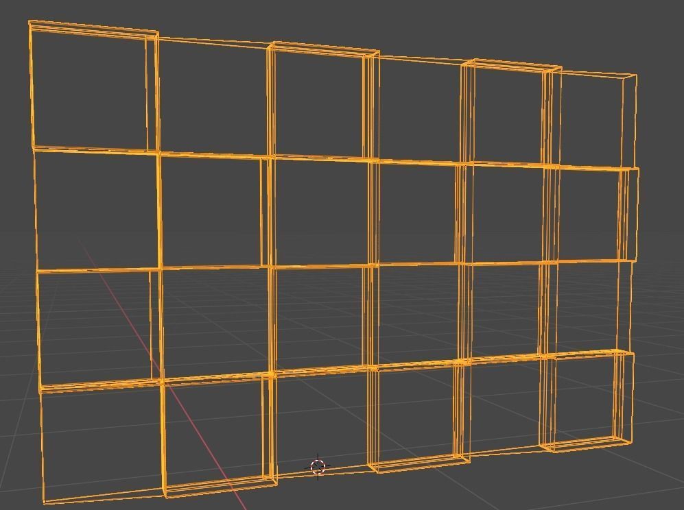 Decorative Wall Panel 01 Low-poly 3D model_8