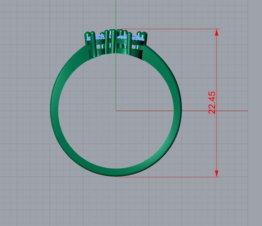 ring jewelry 3D print model_6