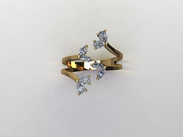 ring jewelry 3D print model_1