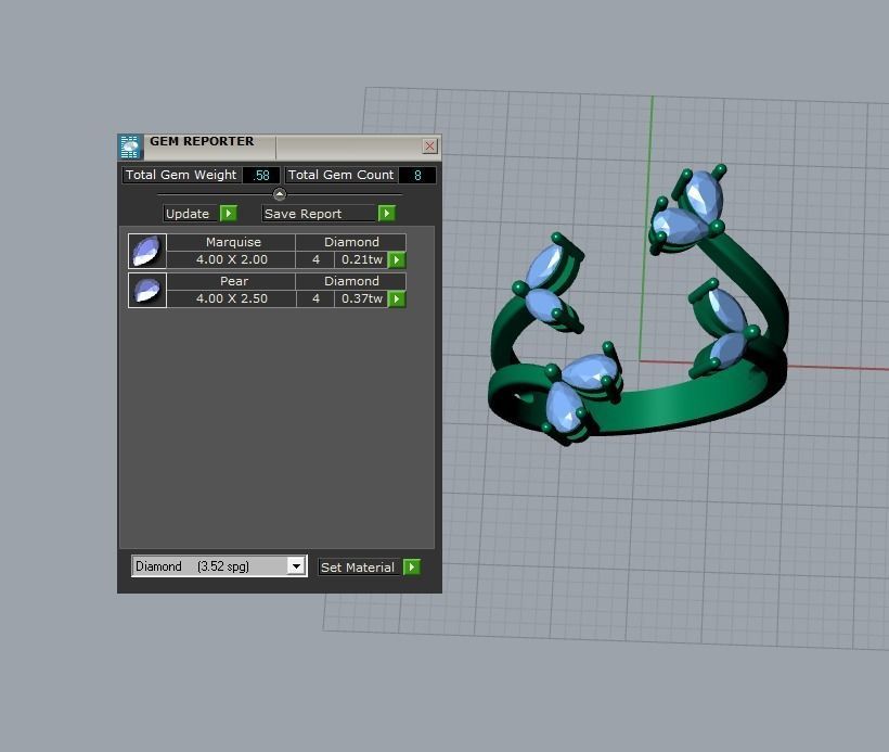 ring jewelry 3D print model_9
