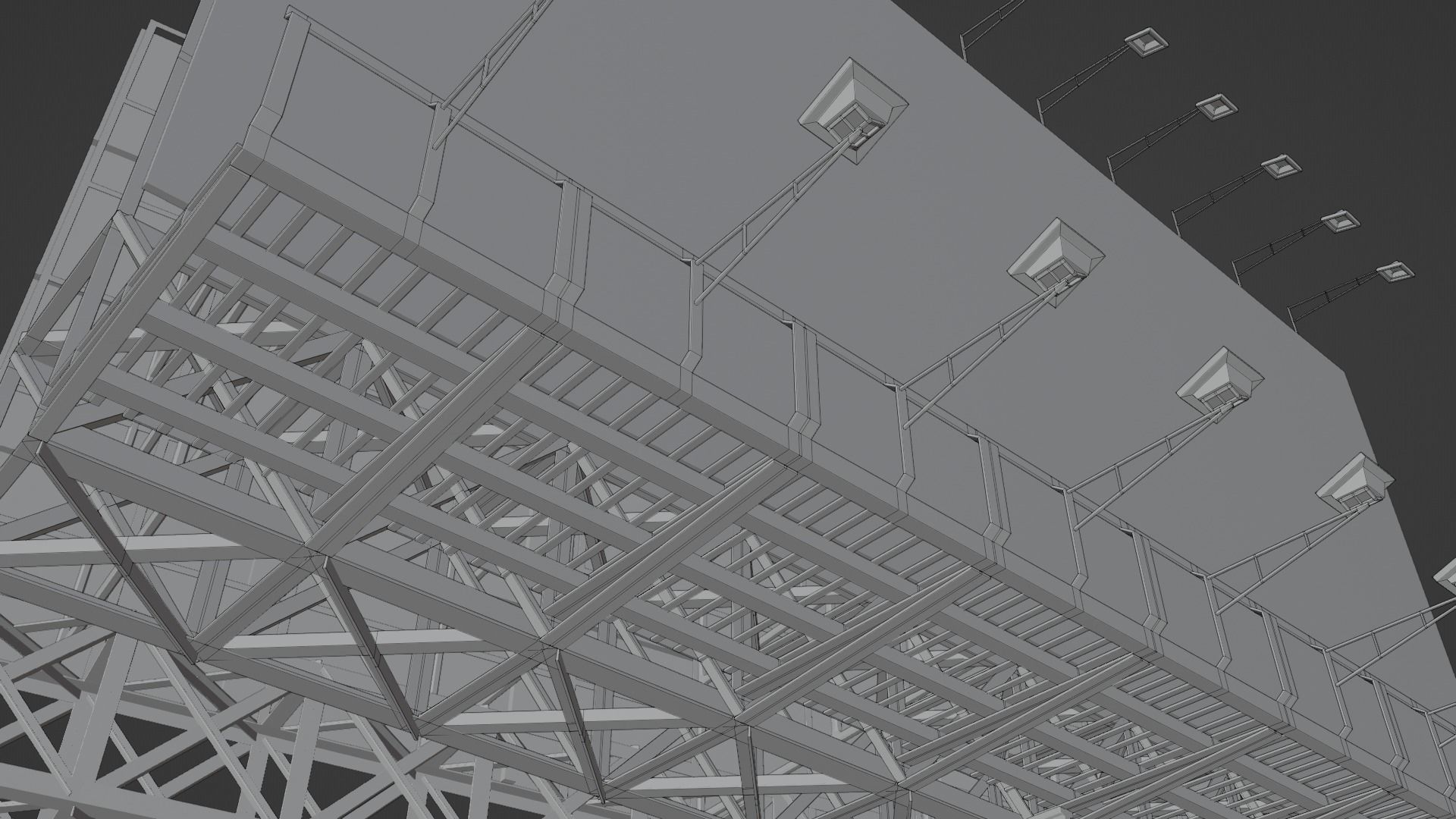 Billboard empty 3D model_12