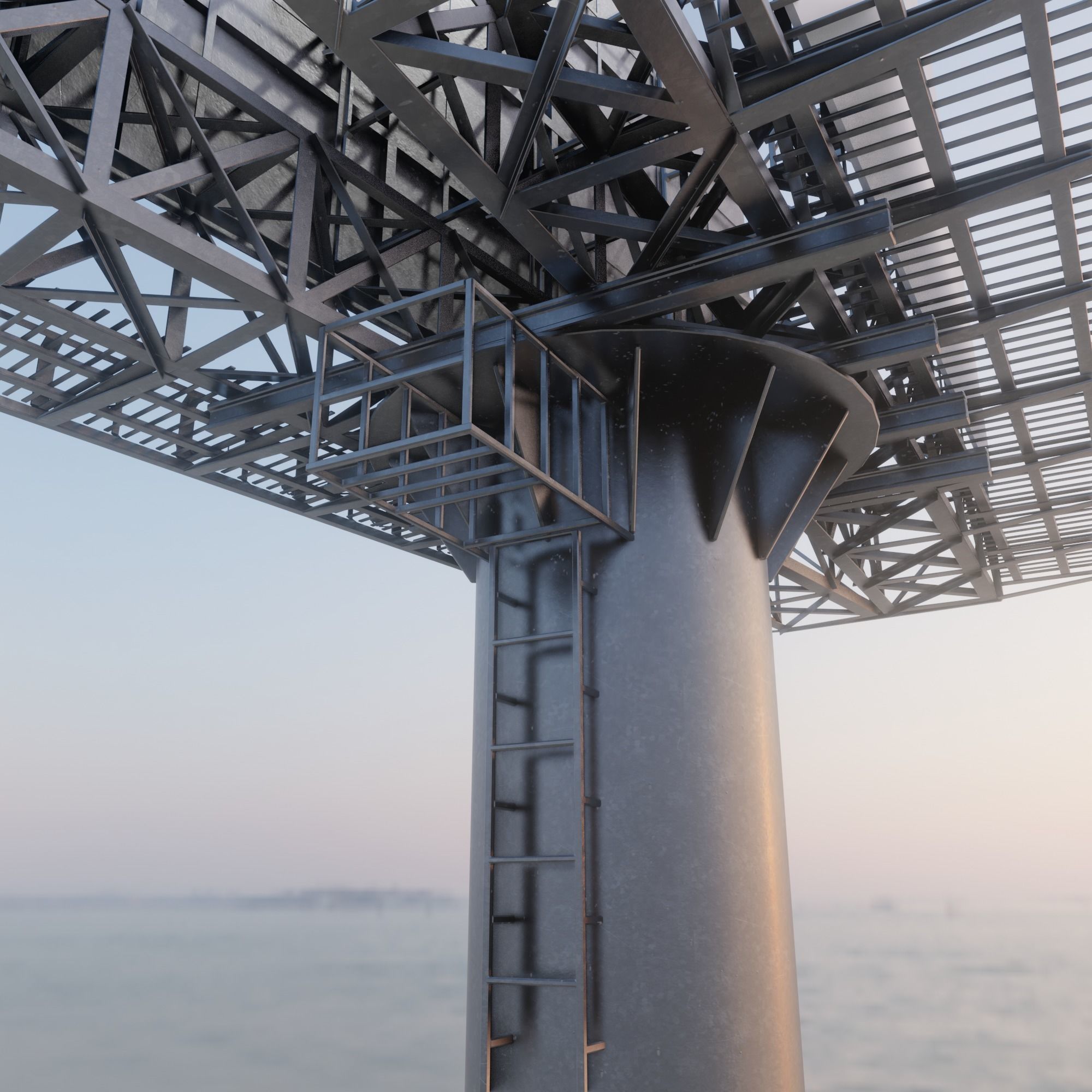 Billboard empty 3D model_5