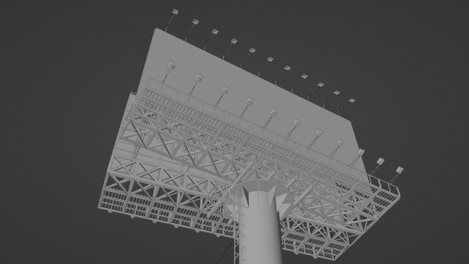 Billboard empty 3D model_11