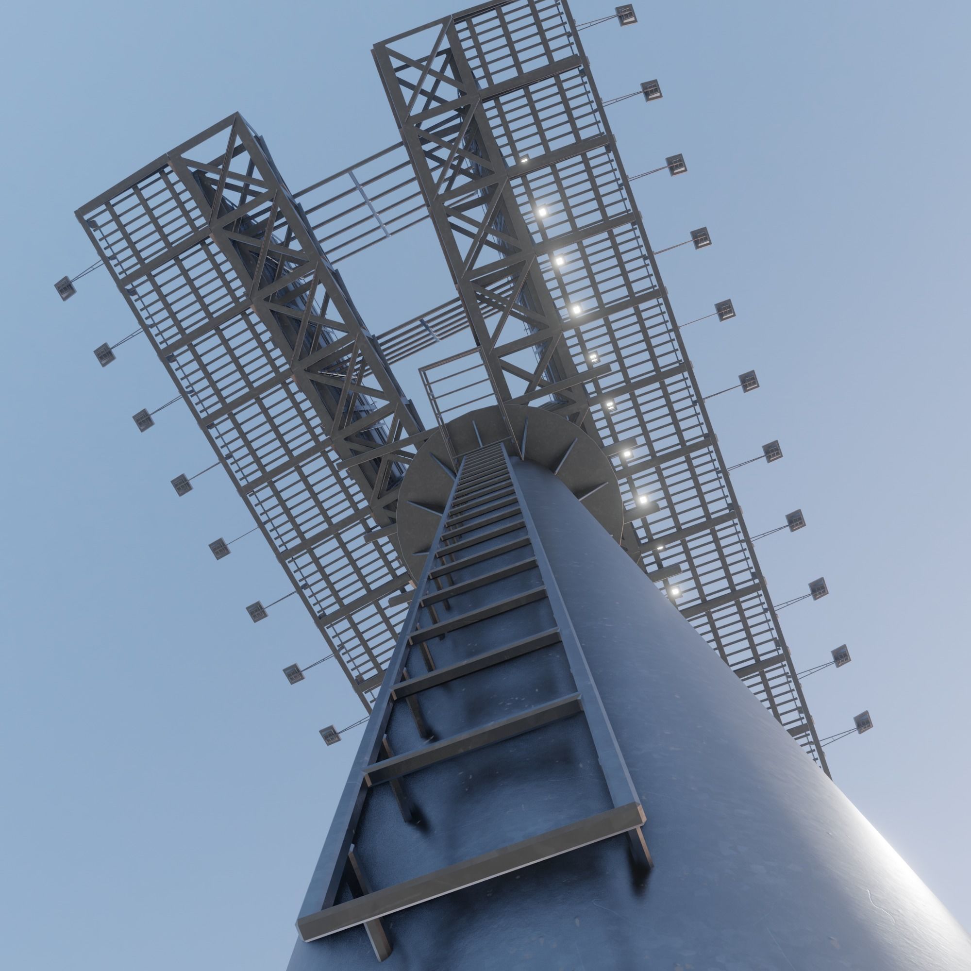 Billboard empty 3D model_1