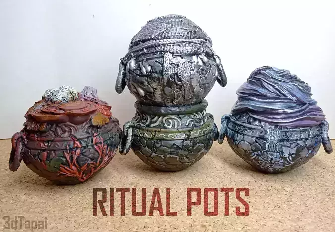 Elden Ring Ritual pots 3D print model