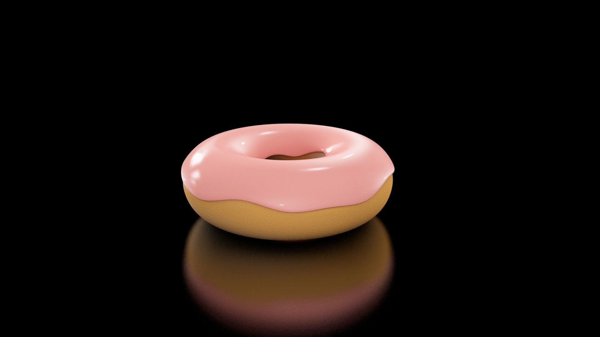 Donut two donuts Free 3D model_4