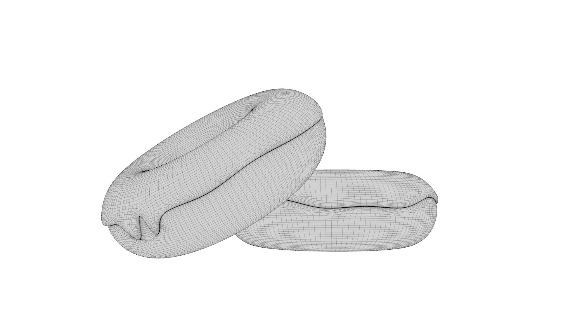 Donut two donuts Free 3D model_3