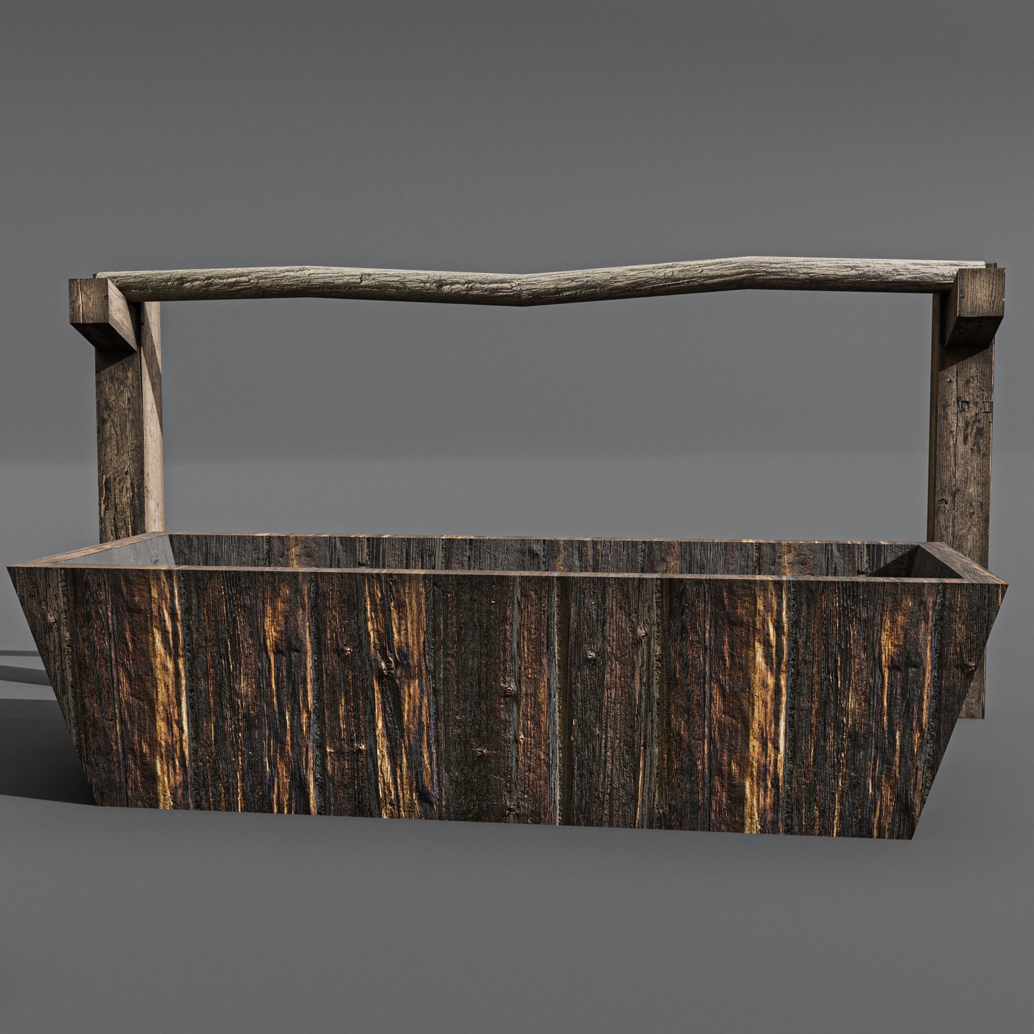 wester city detail Low-poly 3D model 02 Free low-poly 3D model_2