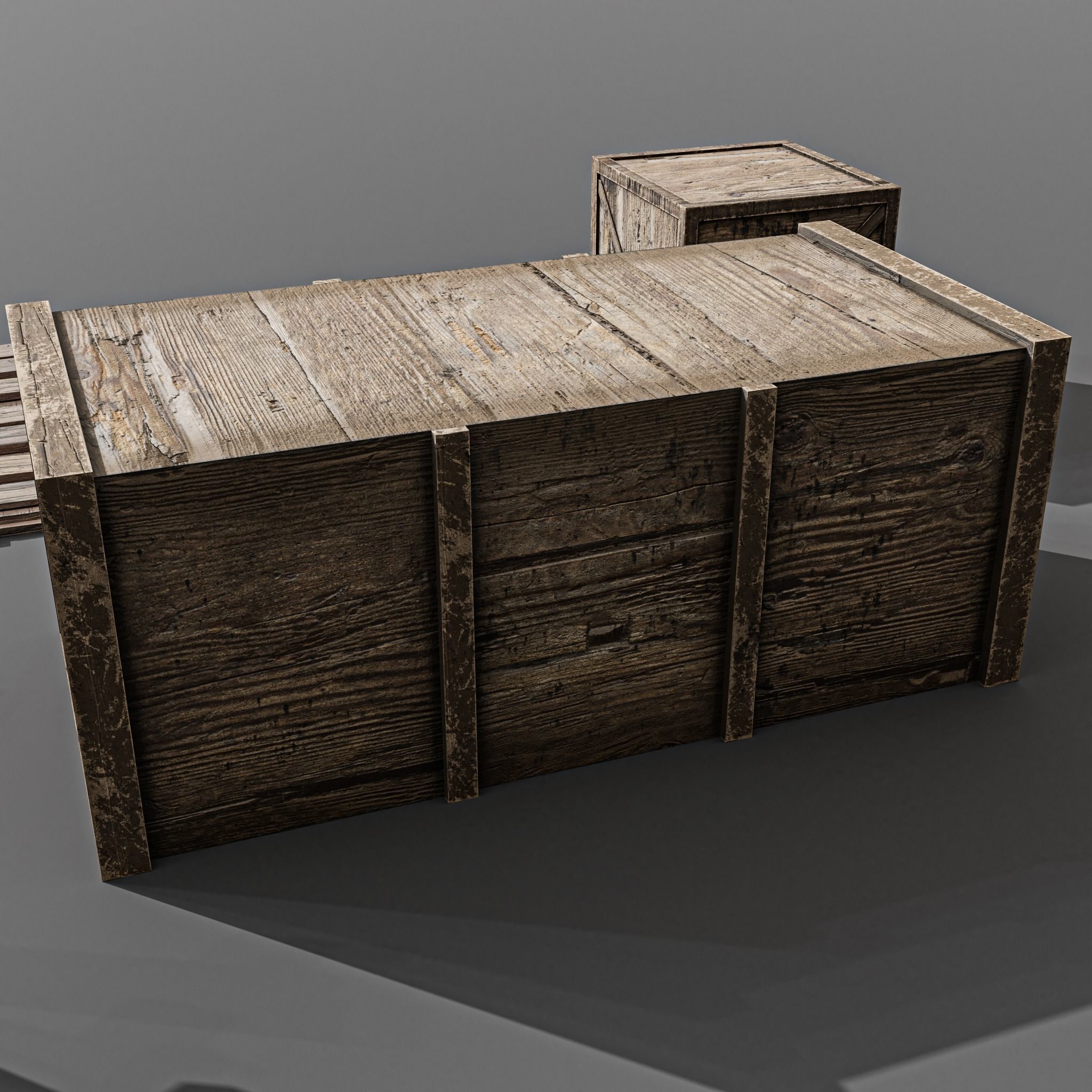 wester city detail Low-poly 3D model 02 Free low-poly 3D model_7