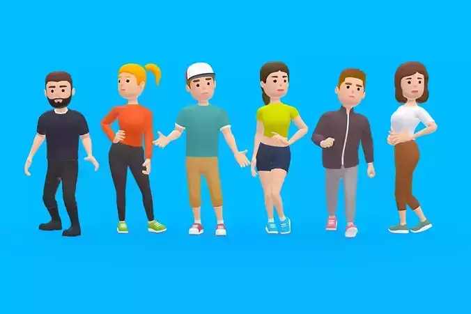 HYPER CASUAL CHARACTERS VOL 2