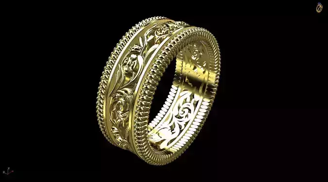 Arabesque ring