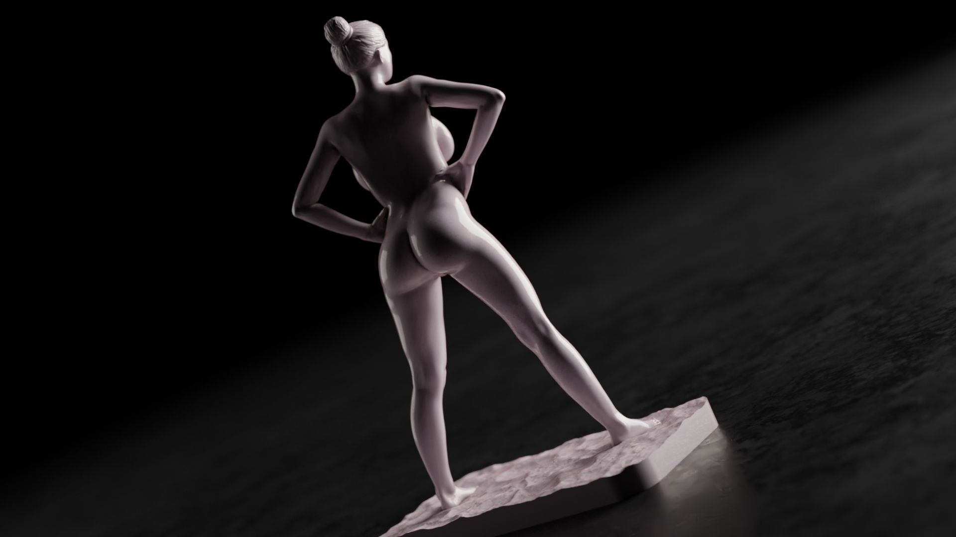 Sexy girl 35 3D print model_9