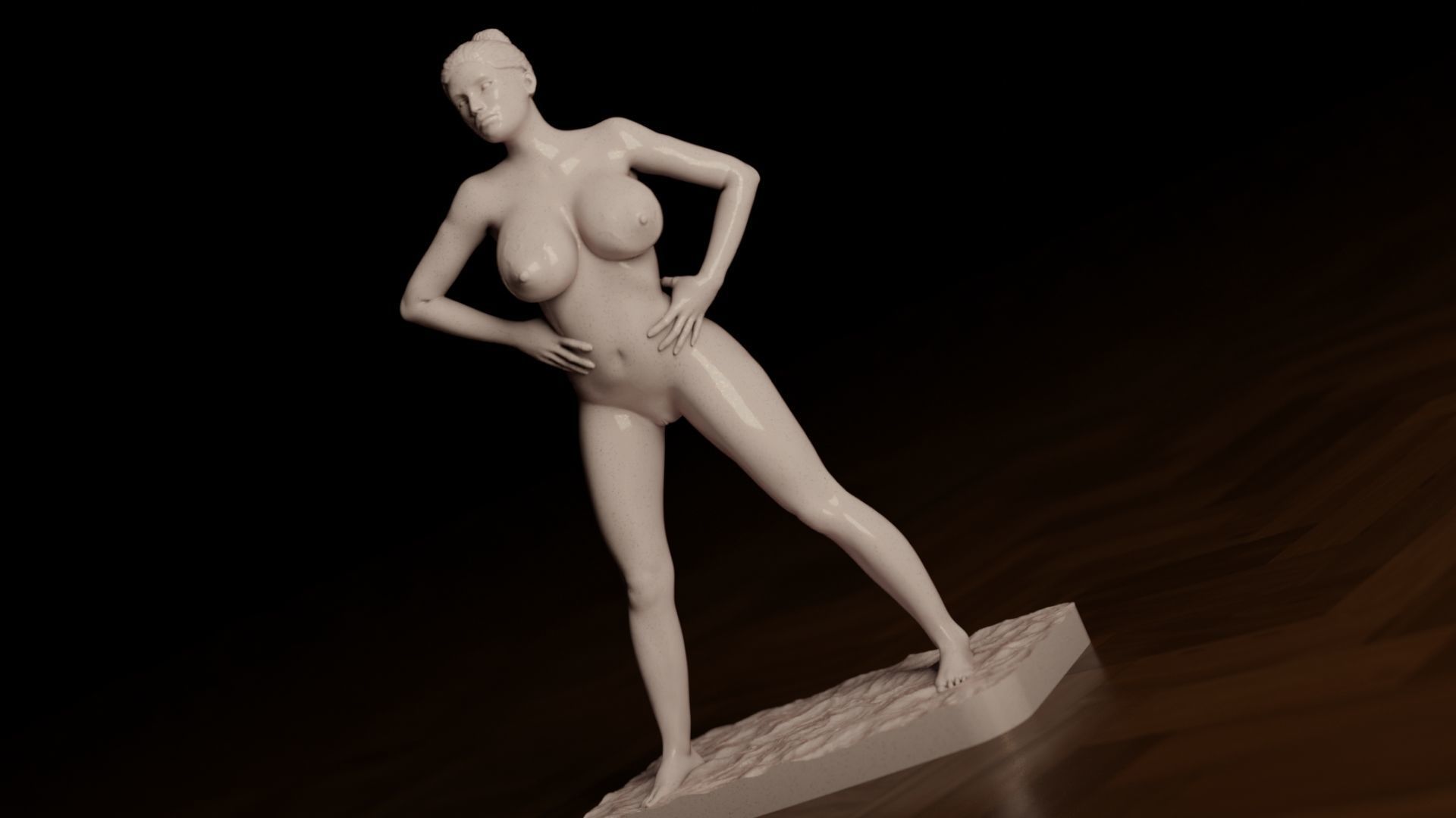 Sexy girl 35 3D print model_2