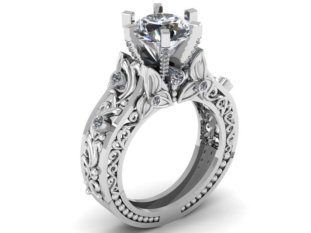 Rings 3D print model_1