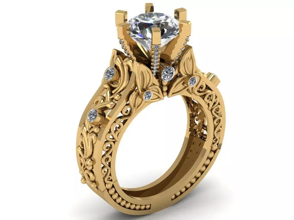 Rings 3D print model_0