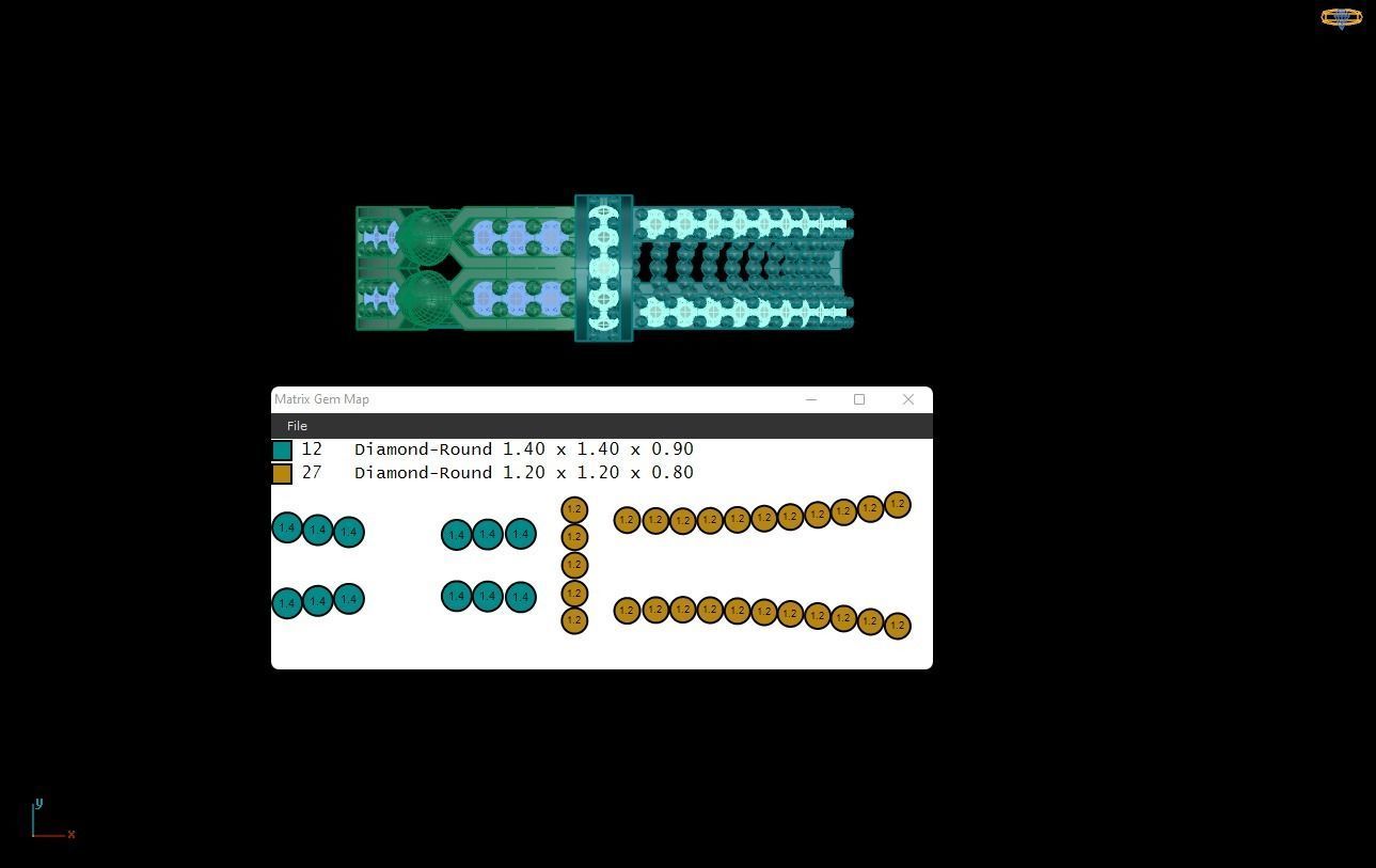 wedding Ring cocktail gemstone printable 023 3D print model_2