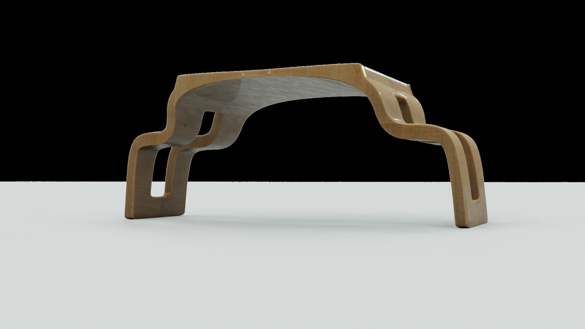 Art Deco Table 1 3D model_4