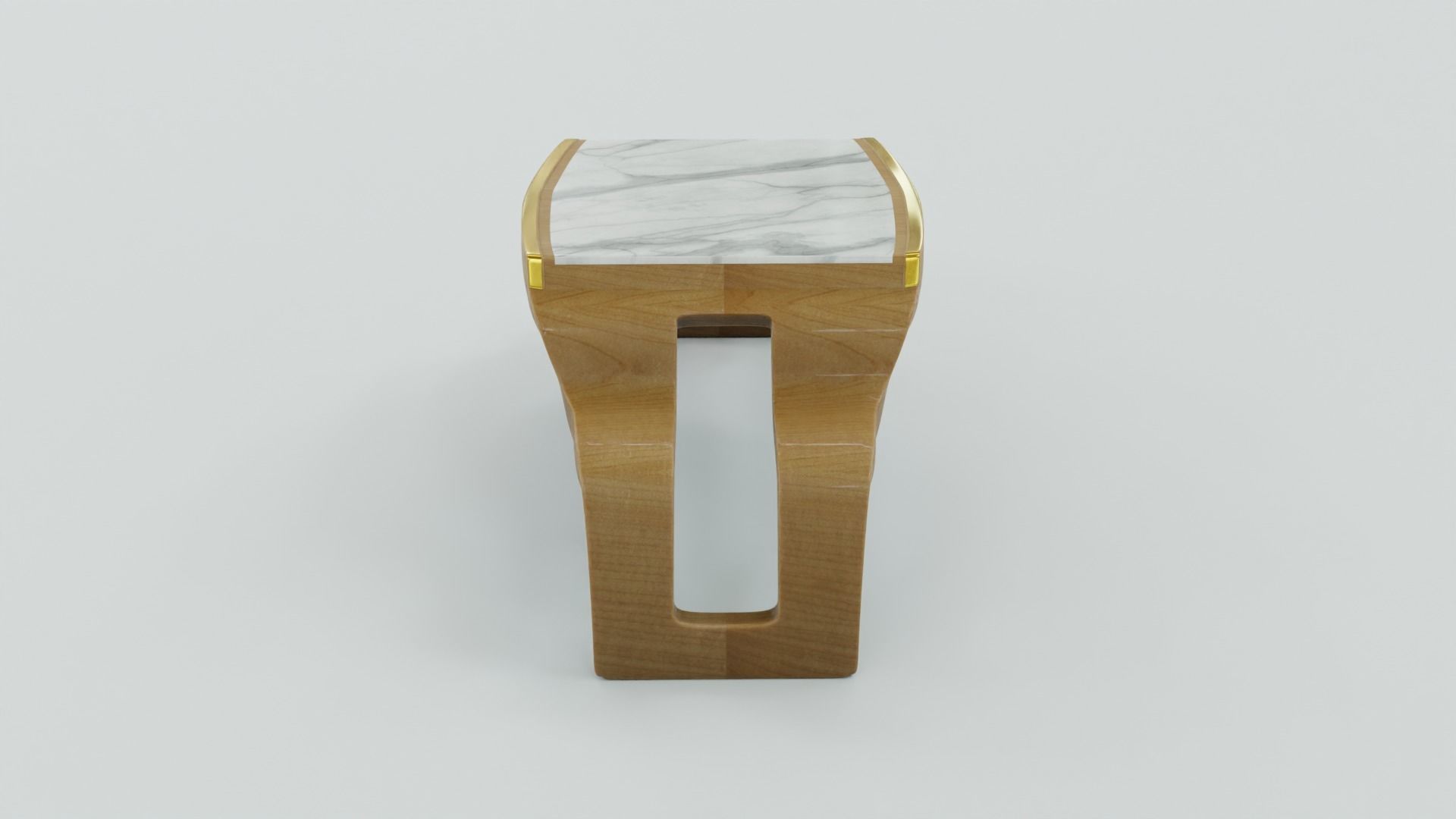 Art Deco Table 1 3D model_2
