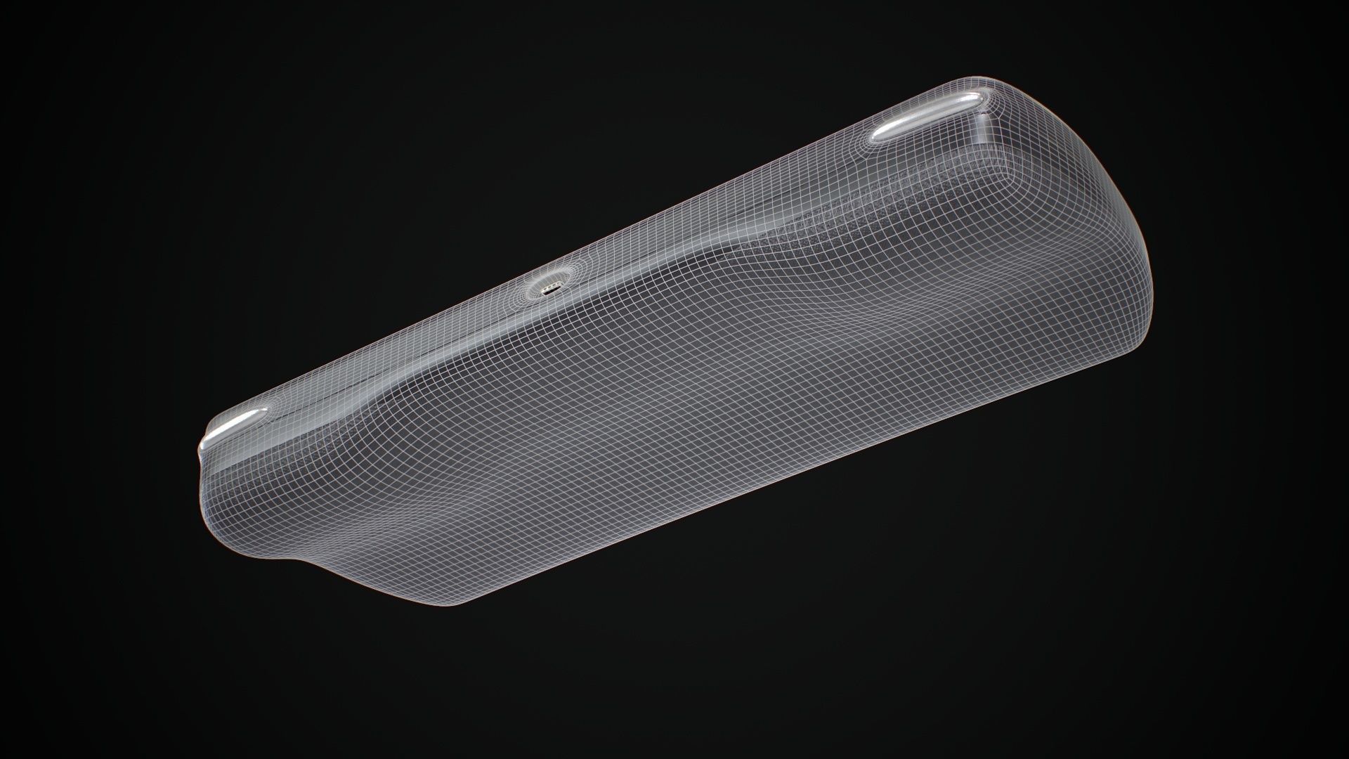 Handheld Game Console Low-poly 3D model_16