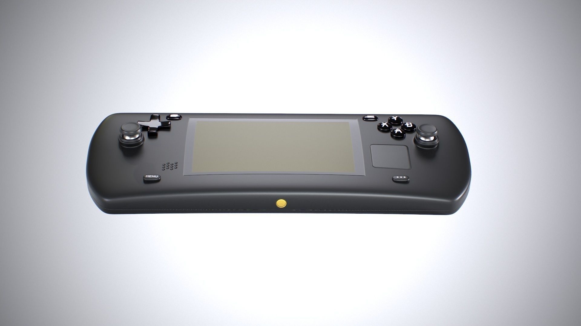 Handheld Game Console Low-poly 3D model_7