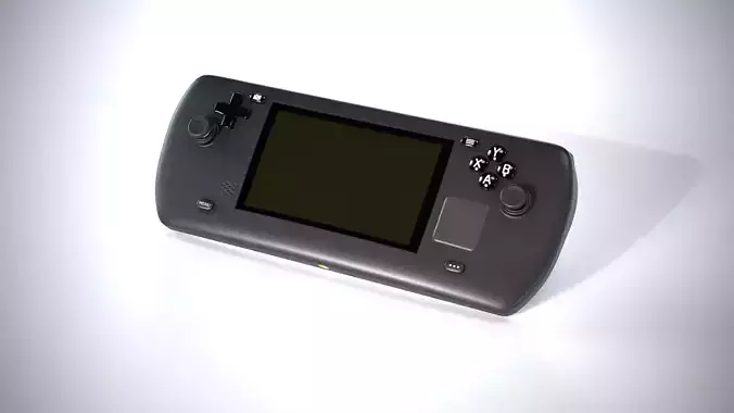 Handheld Game Console Low-poly 3D model