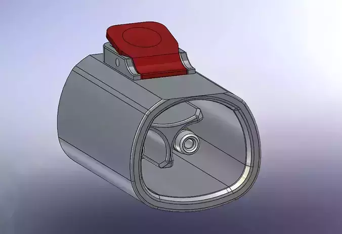 Tesla male connector with  button lock mechanism size matching 3D print model