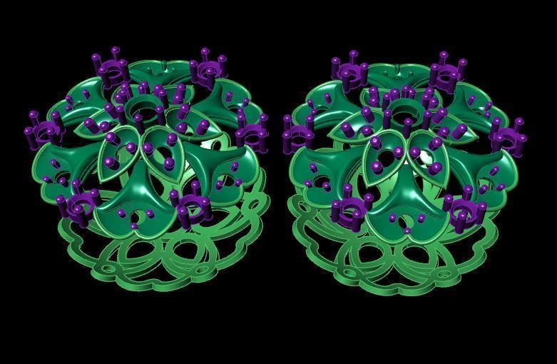 Earrings  3D print model_4