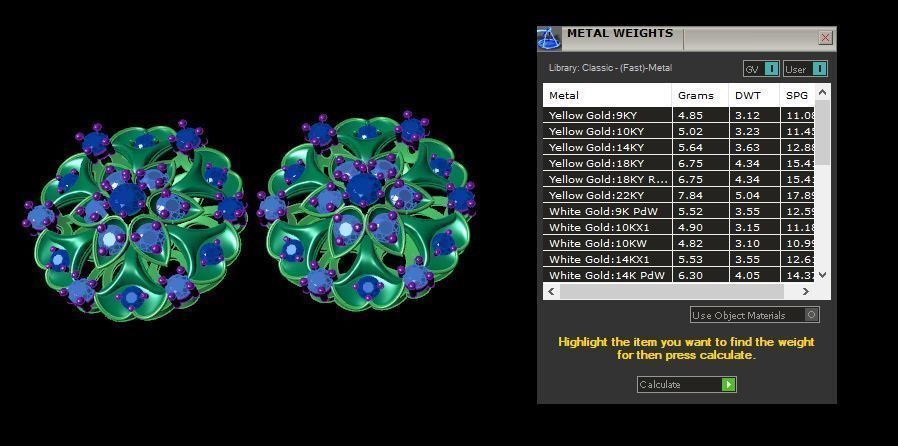 Earrings  3D print model_7