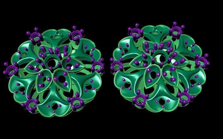 Earrings  3D print model_3