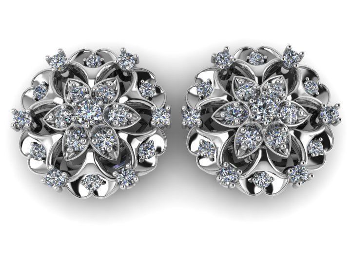 Earrings  3D print model_1