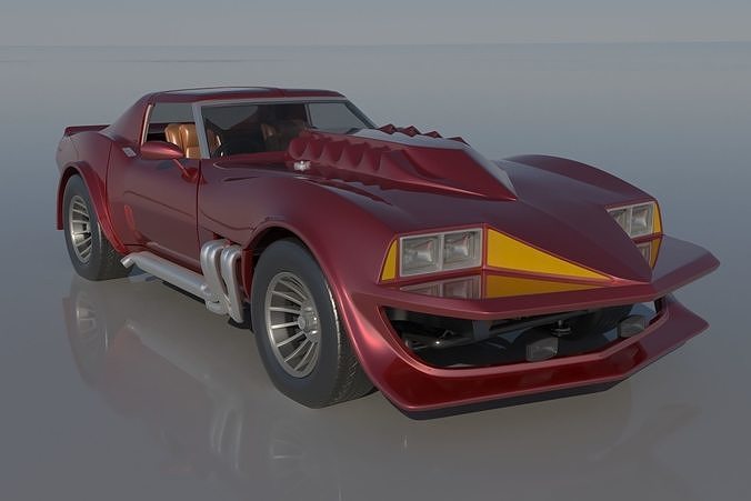 Chevrolet Corvette Summer 3D print model 7