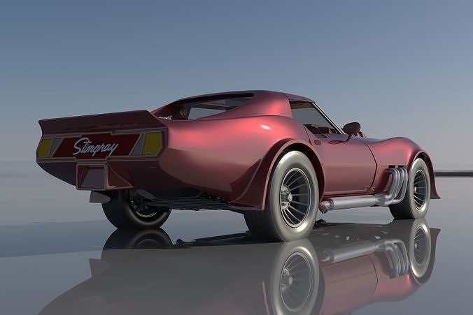 Chevrolet Corvette Summer 3D print model 4