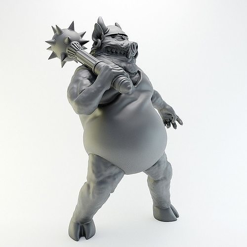 Warrior Pig 3D print model