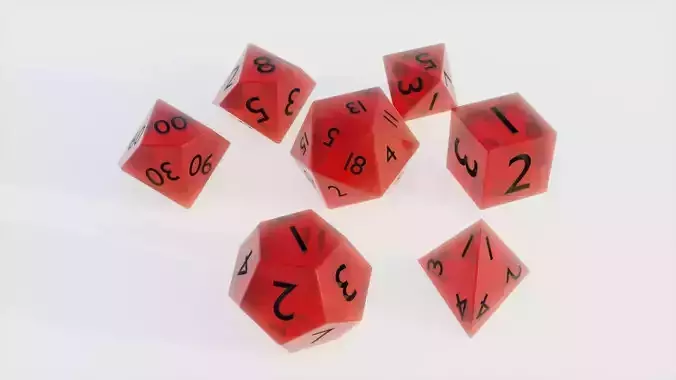 Mix of Dices 3D model