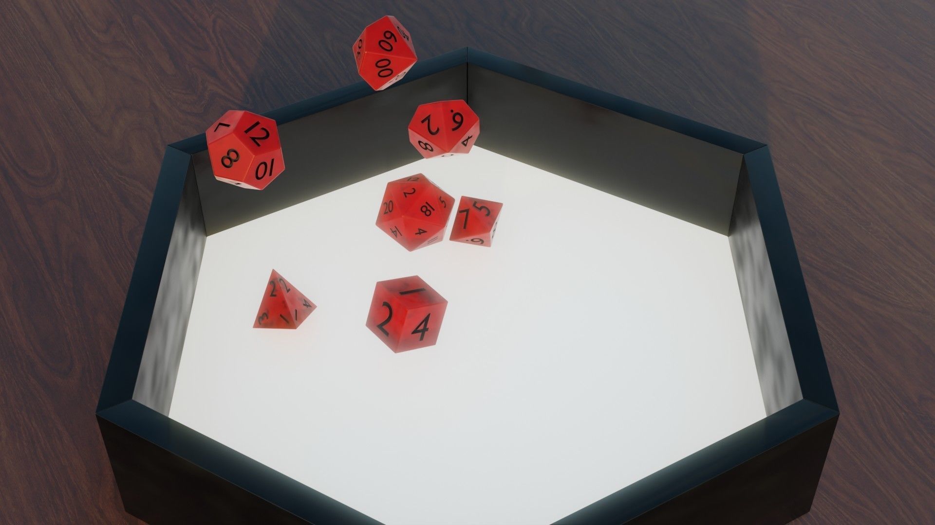 Mix of Dices 3D model_7