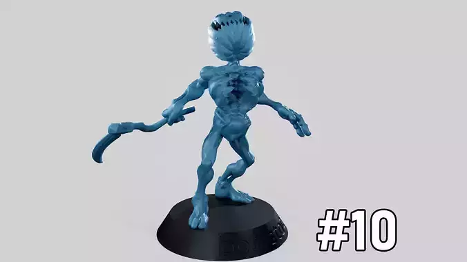Pumpkin Undead Pose 10 3D print model