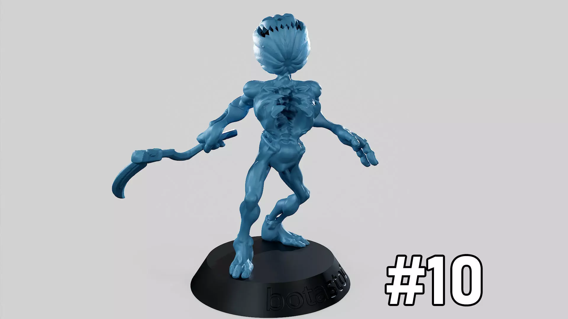 Pumpkin Undead Pose 10 3D print model_0