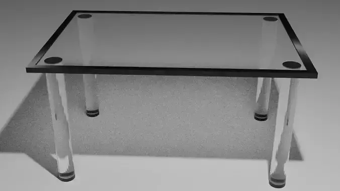 modern glass table
