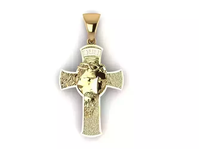 crucifix face christ jesus