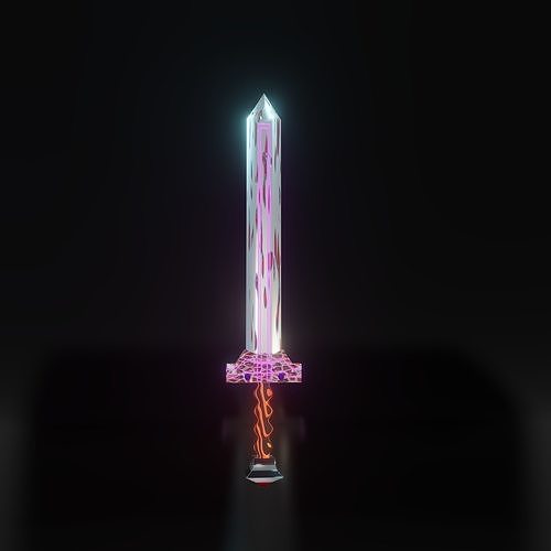sword - game ready model legend of zelda Low-poly 3D model