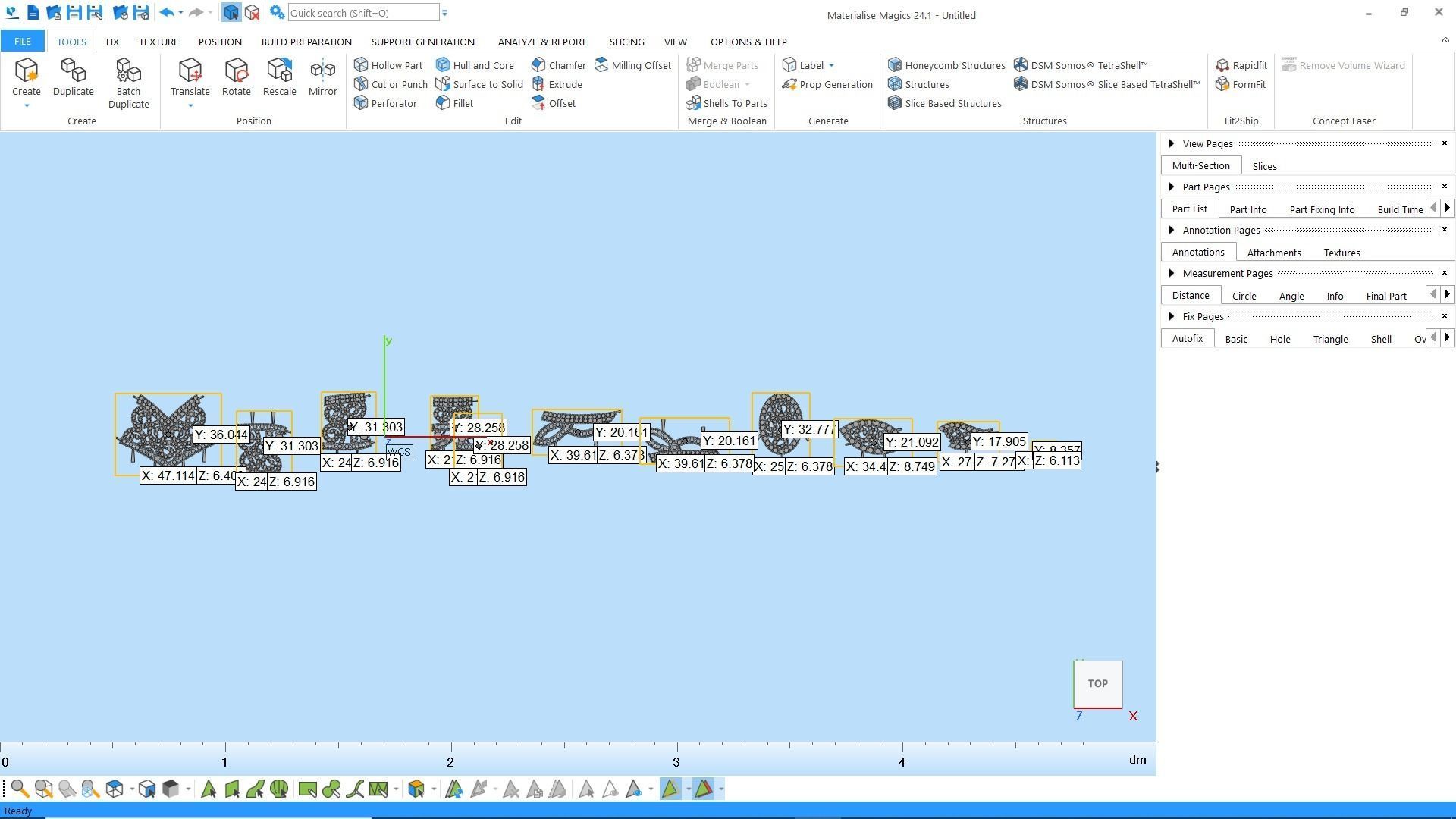 Cut gold earring bracelet necklace 3D print model_17