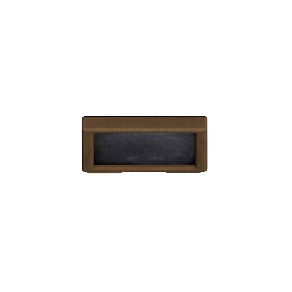 Chalkboard wooden Low-poly 3D model_6