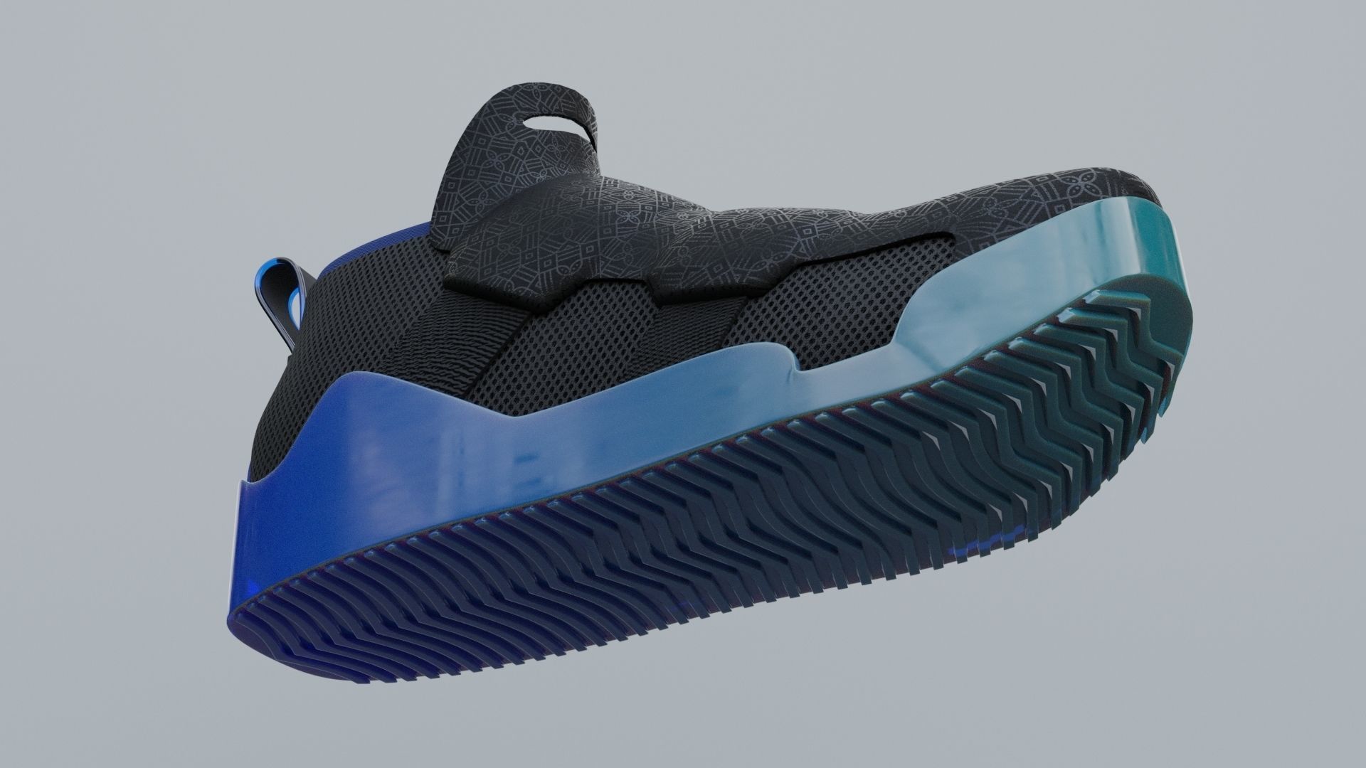 Sneakers nike sneaker with soles Low-poly 3D model_3