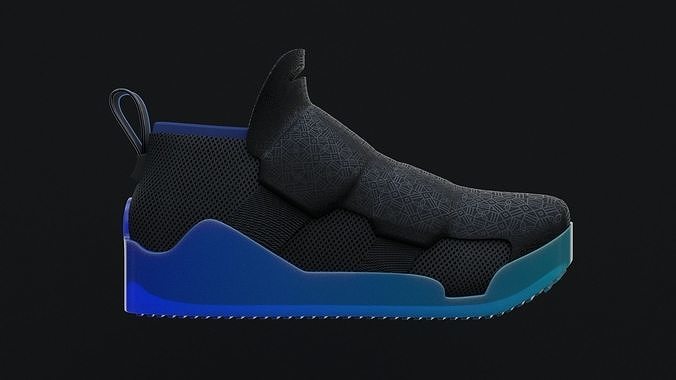Sneakers nike sneaker with soles Low-poly 3D model
