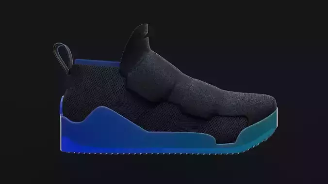 Sneakers nike sneaker with soles Low-poly 3D model