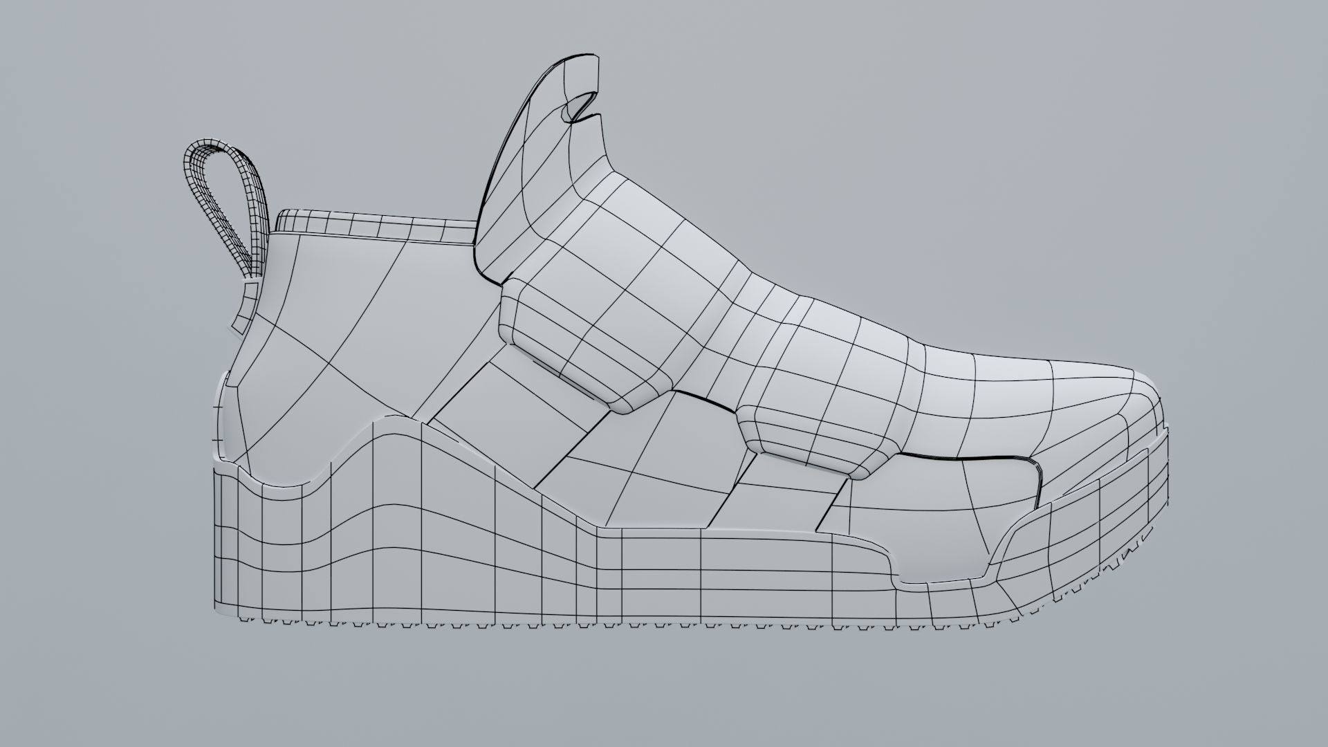 Sneakers nike sneaker with soles Low-poly 3D model_7