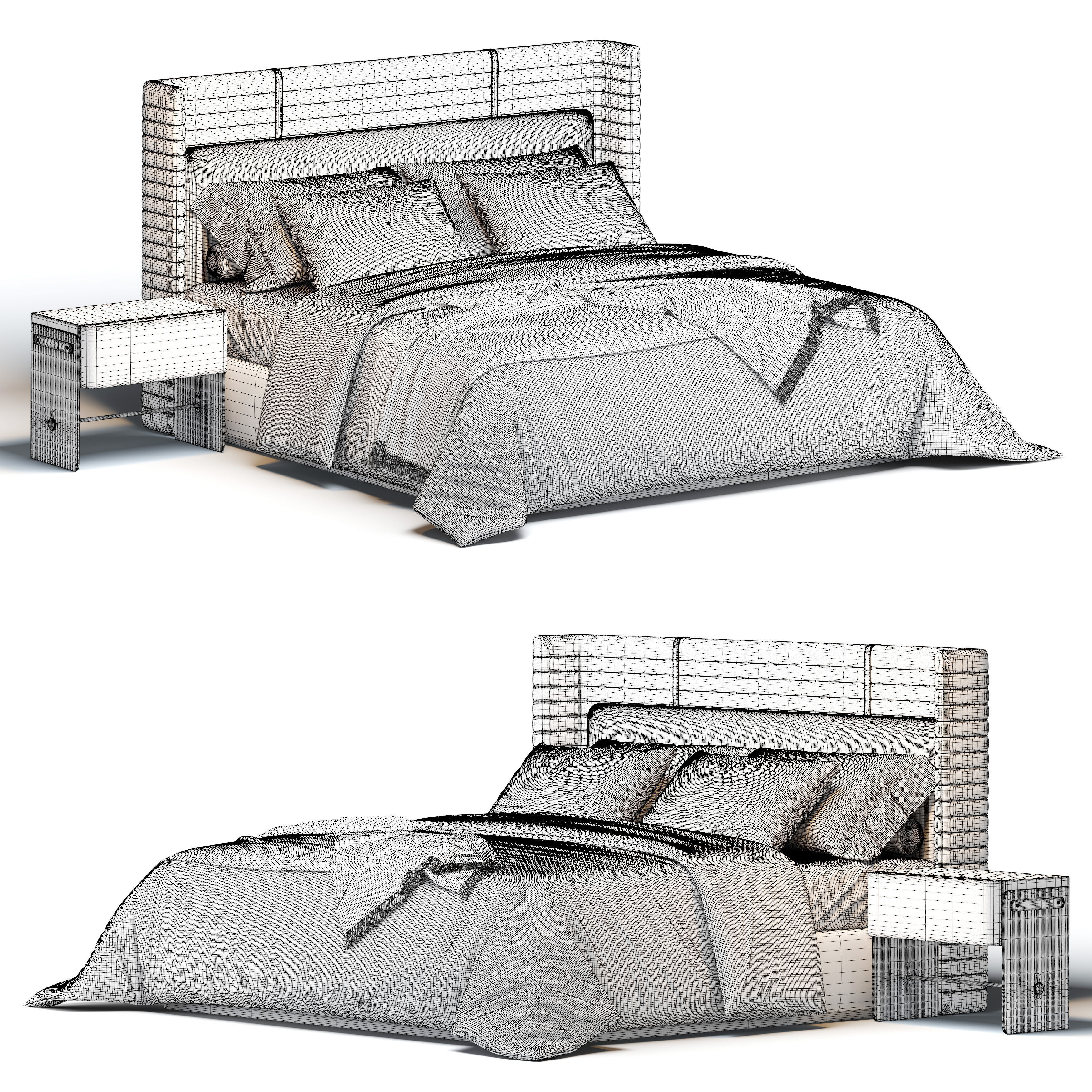 Perry Bed 3D model_8