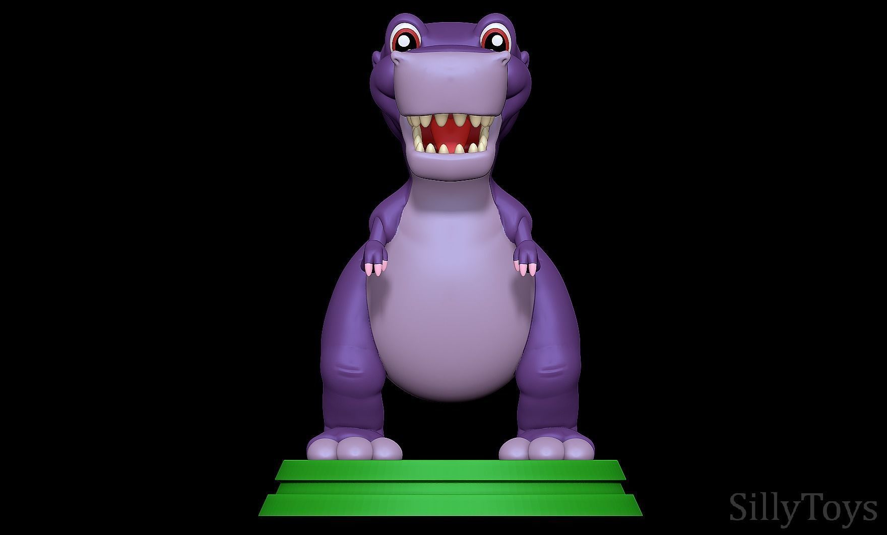 Chomper - The Land Before Time 3D print model_1