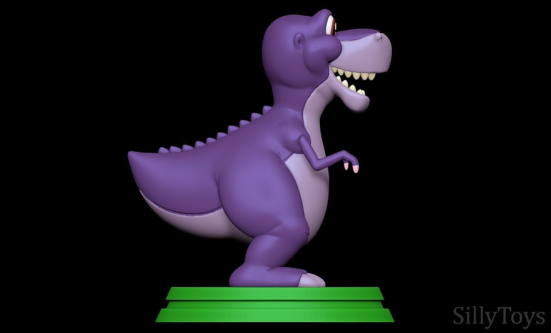 Chomper - The Land Before Time 3D print model_2
