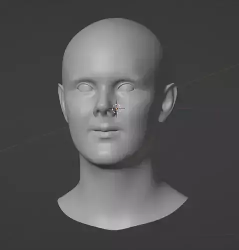 Simple Head Model 3D model